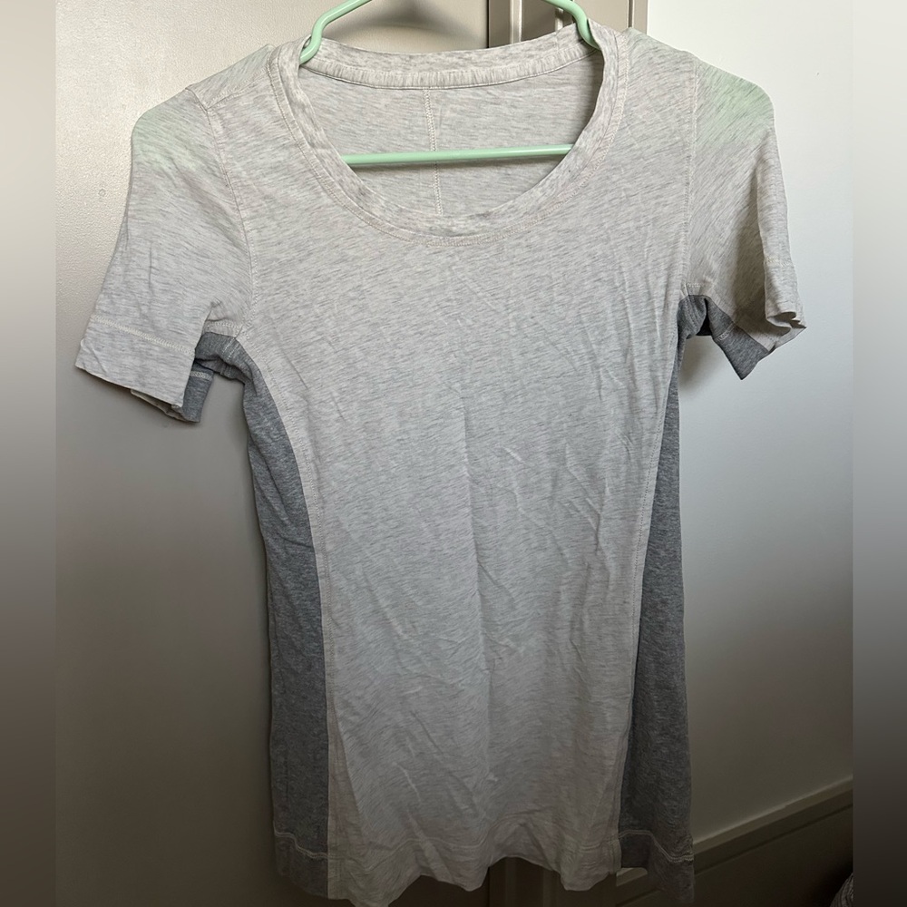 Lululemon Two-Tone Short Sleeve Tee